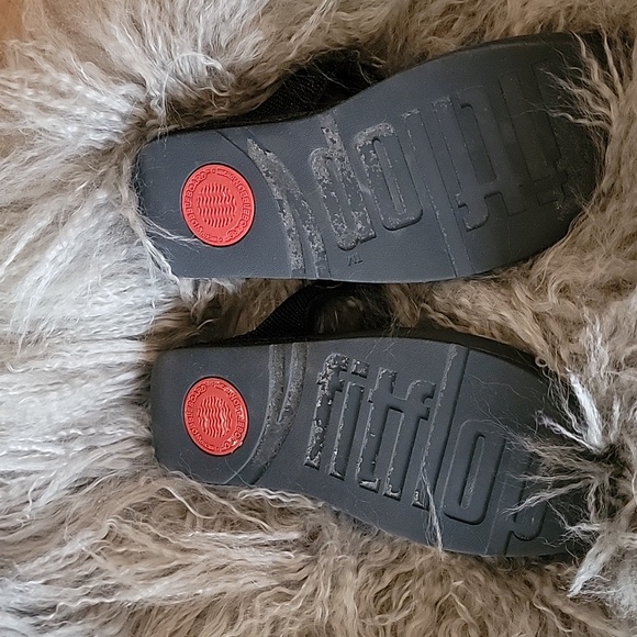 Navy sequined Fit Flops 7 - Picture 3 of 3